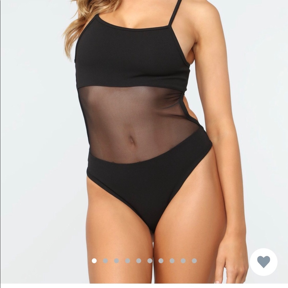 Black mesh body suit brand new with tags